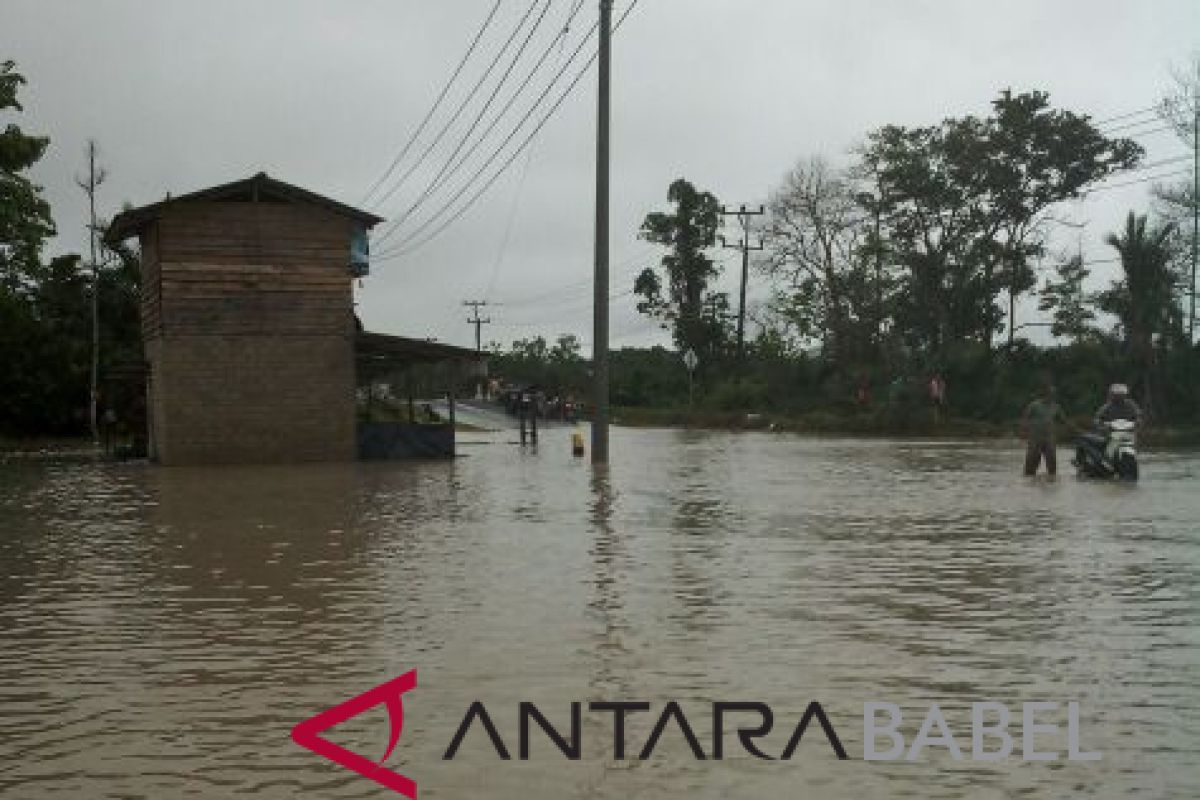 Pemkab Bangka Tengah waspadai titik rawan banjir