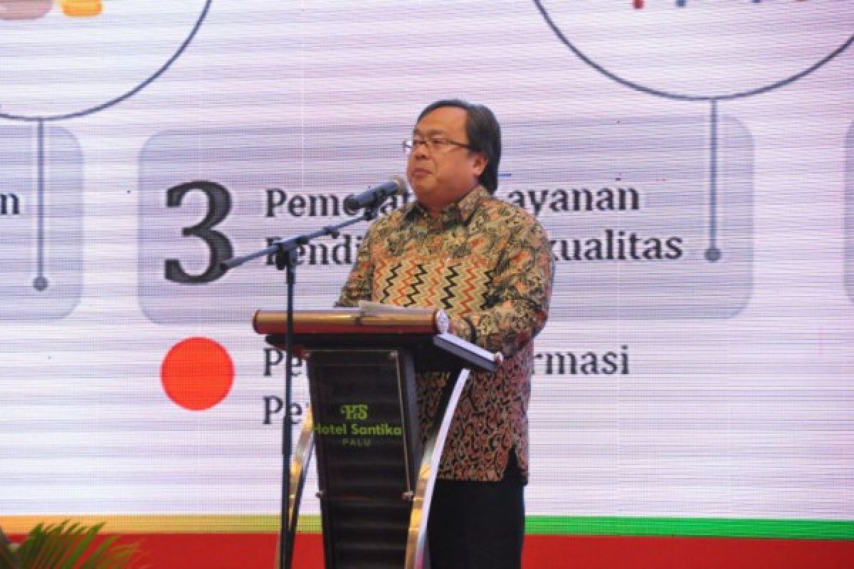 Menteri Bambang minta Sulteng bangun infrastruktur
