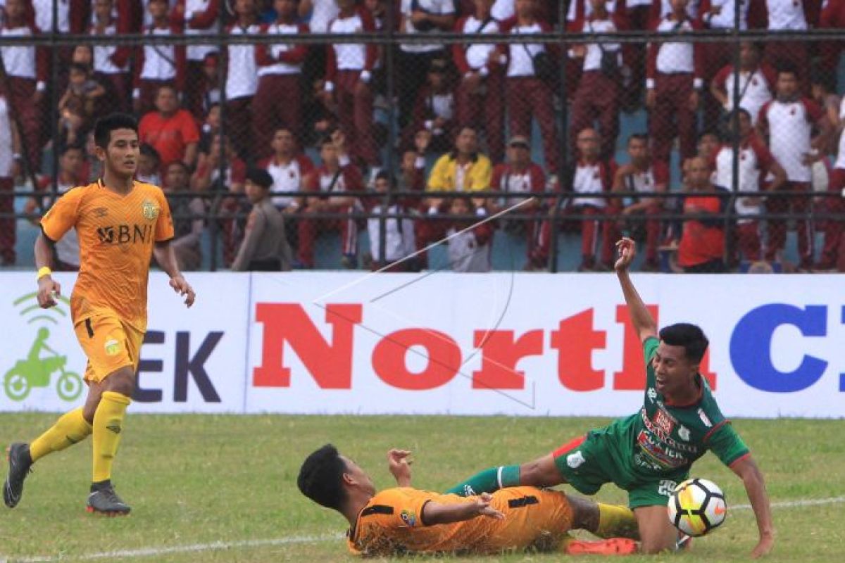 PSMS kalah dikandang 1-2 atas Bhayangkara FC