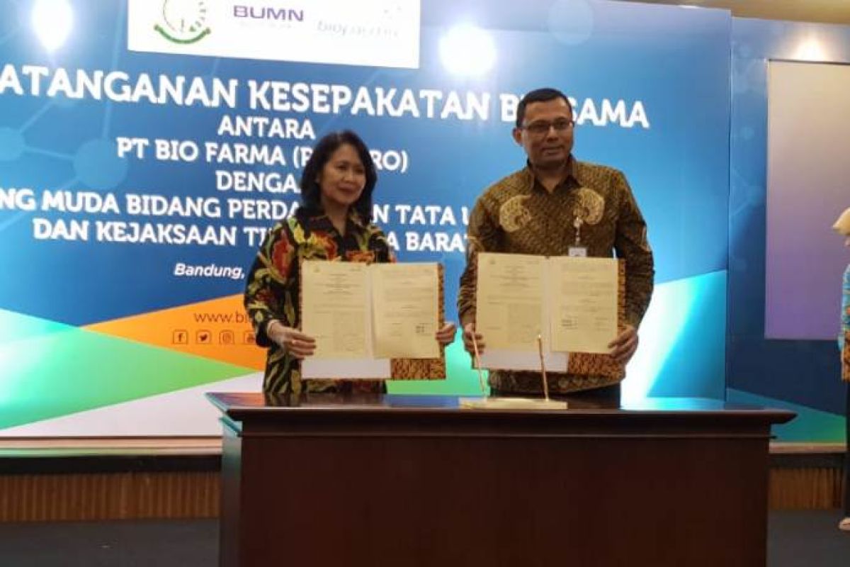 Bio Farma dan Kejaksaan teken nota kesepahaman