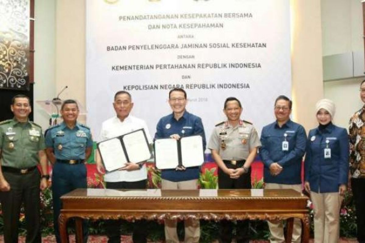 BPJS Kesehatan sepakati Nota Kesepahaman dengan TNI dan Polri Optimalkan Kualitas Pelayanan 