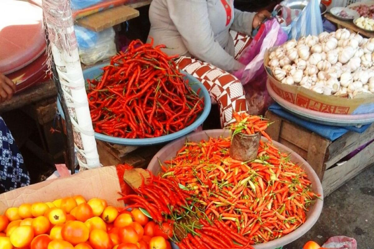 Harga cabai dan bawang masih normal