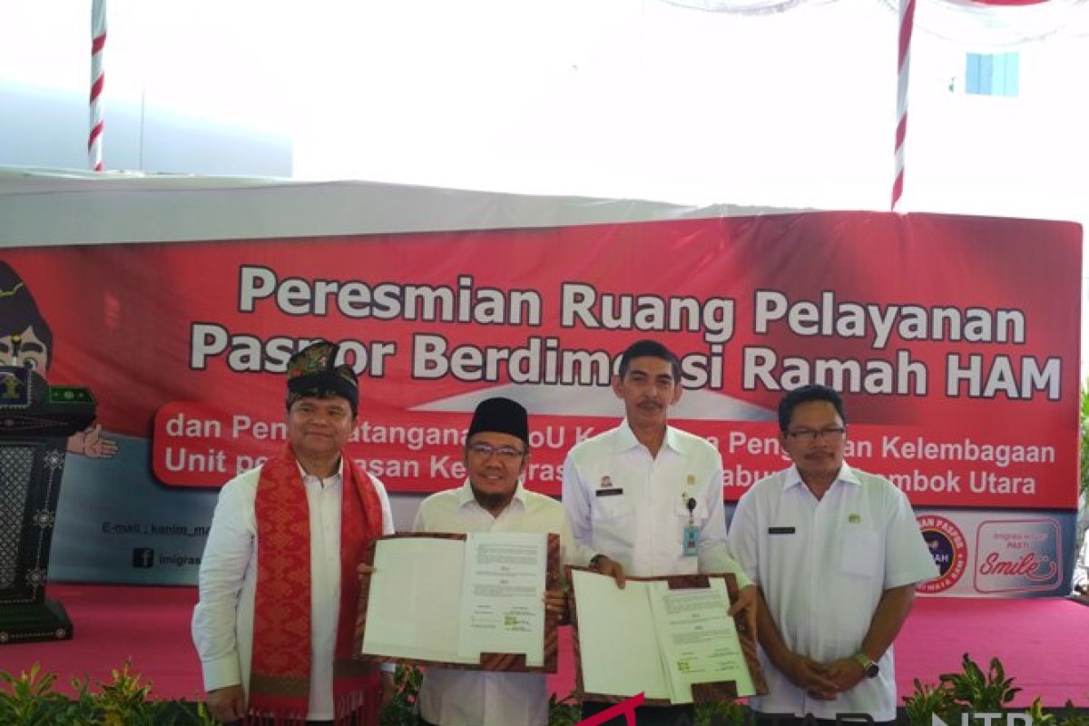 Imigrasi Mataram Resmikan Ruang Pelayanan Paspor Ramah HAM