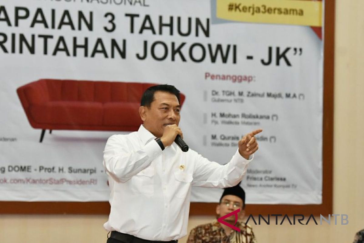 Moeldoko: Kunjungi NTB Tidak Terkait Pilpres 2019