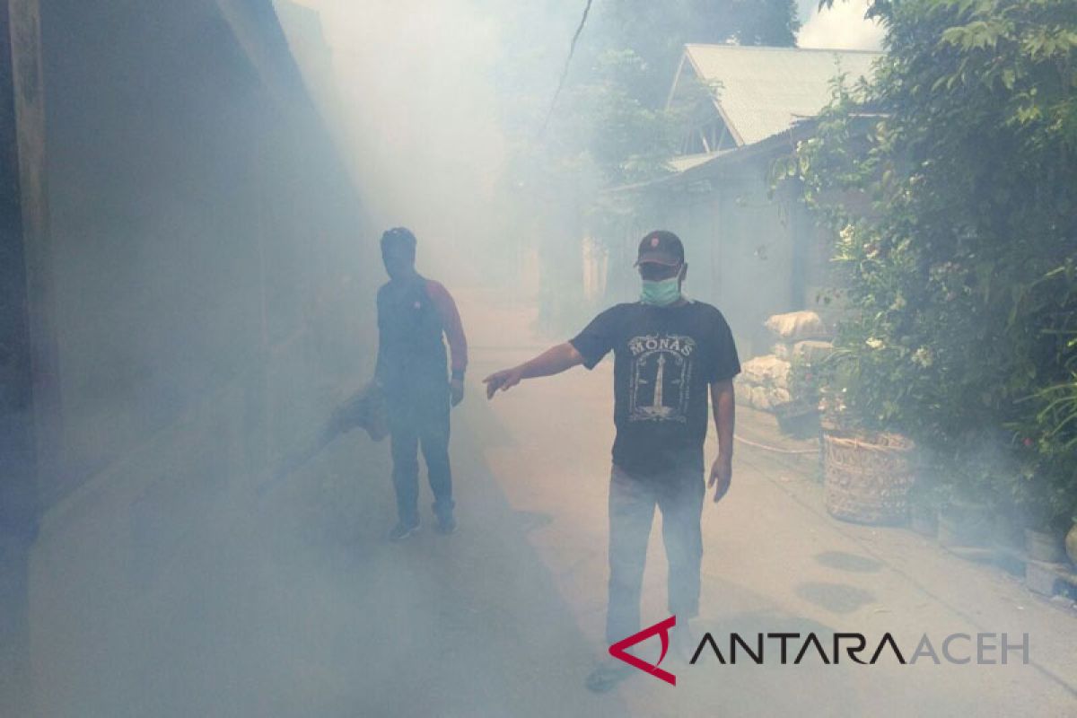 Dinkes Aceh Utara fogging Desa Samakurok