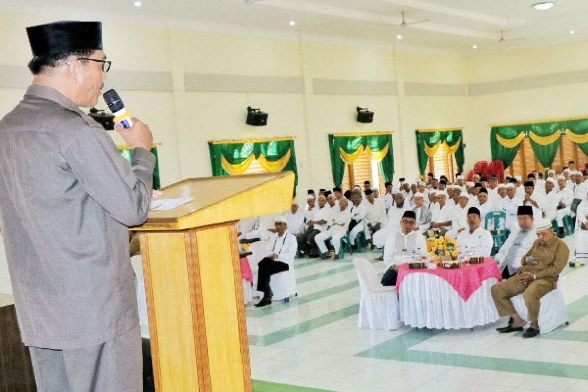 Calon haji Simalungun manasik