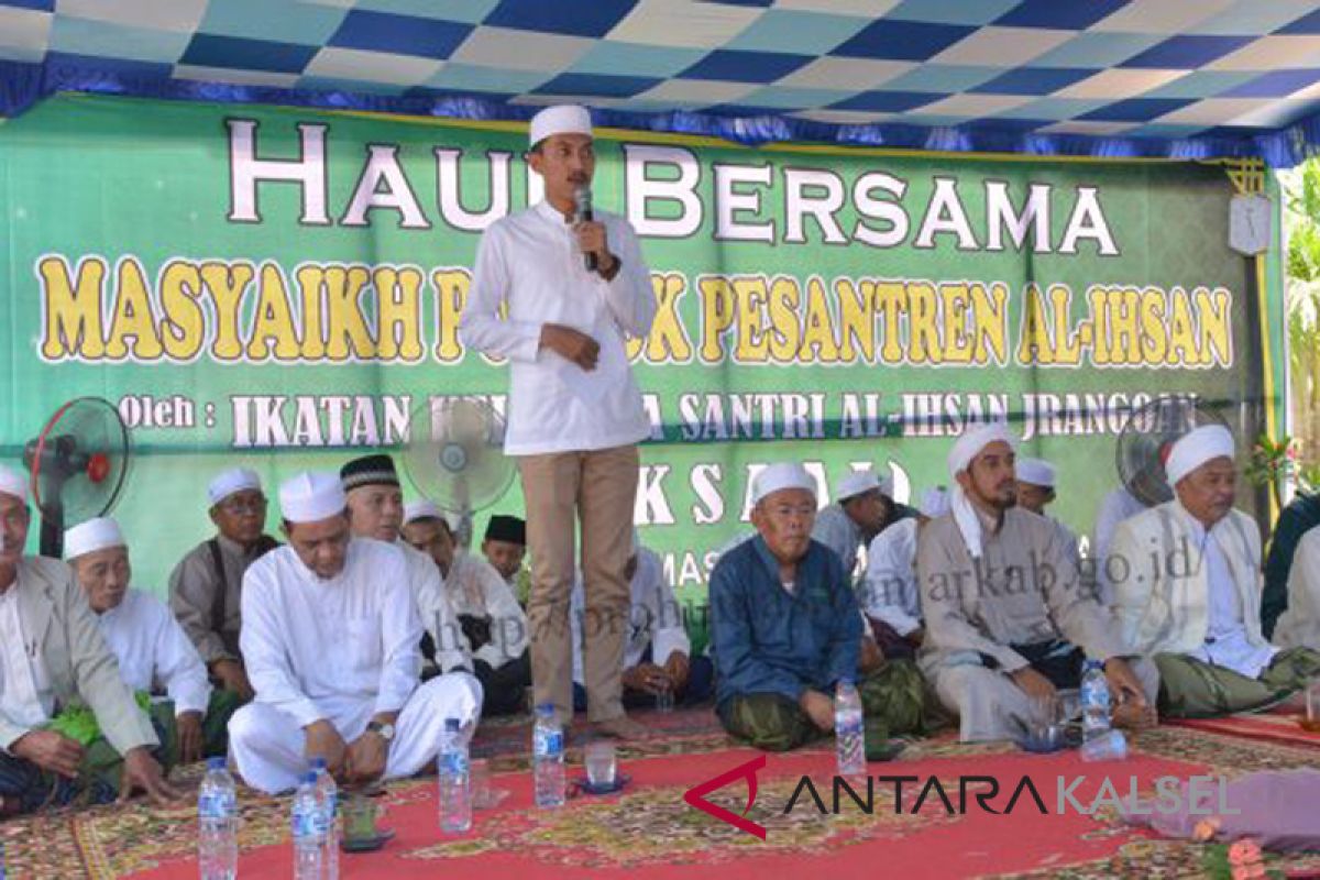 Wabup Hadiri Haul Masyayikh Ponpes Al Ihsan