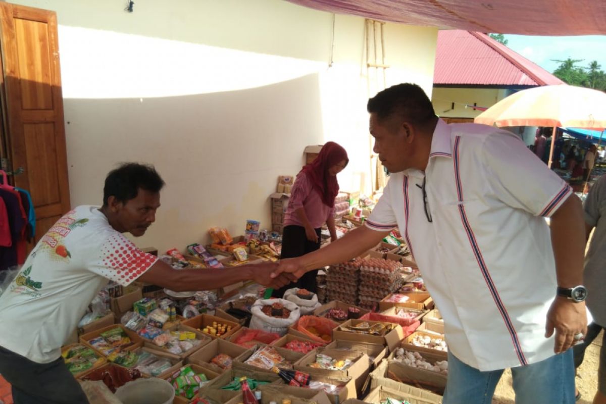 Cawagub Hugua blusukan di pasar tradisional Konawe Selatan