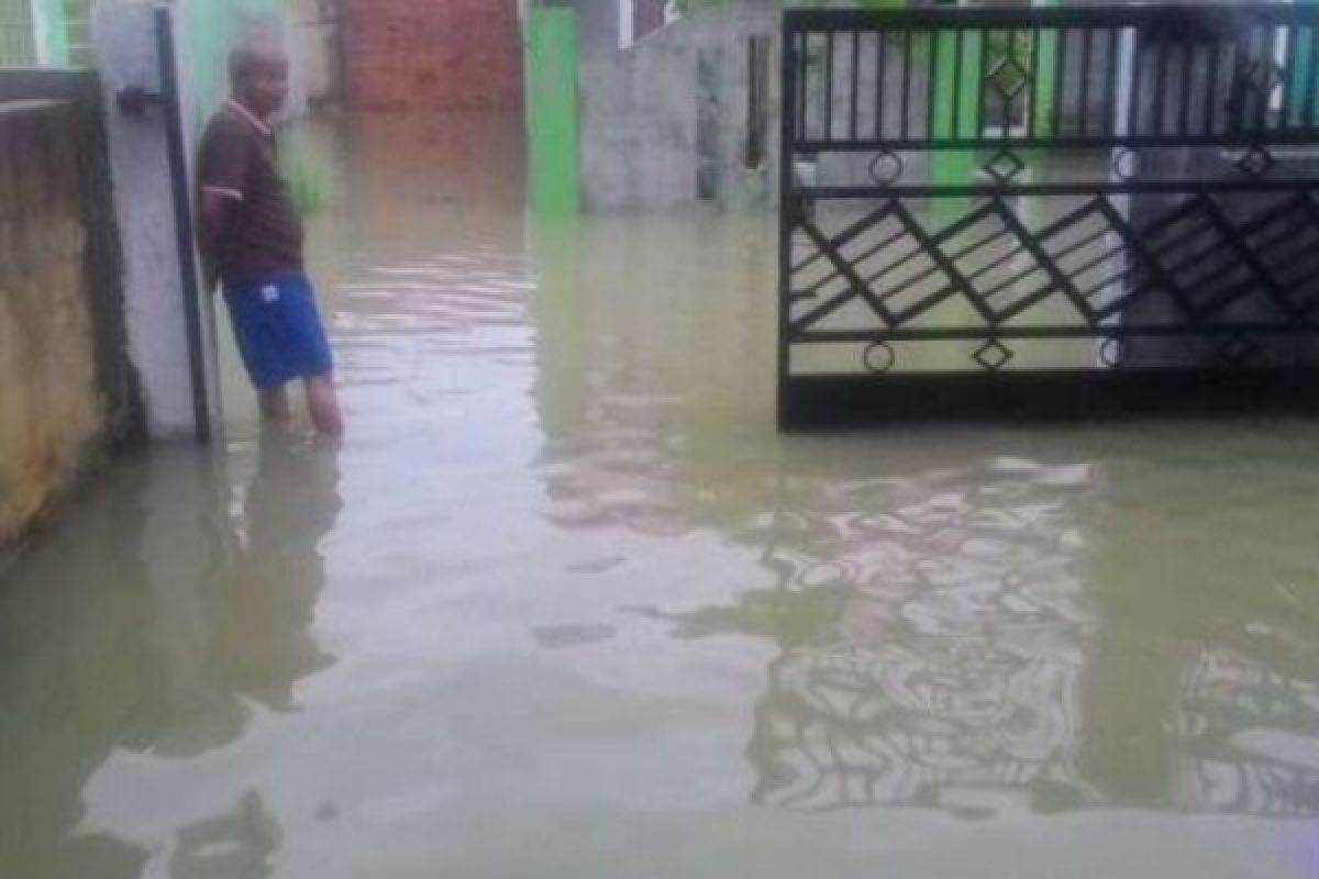 Hujan Sampai Pagi, Ratusan Rumah di Pekanbaru-Kampar Terendam Banjir