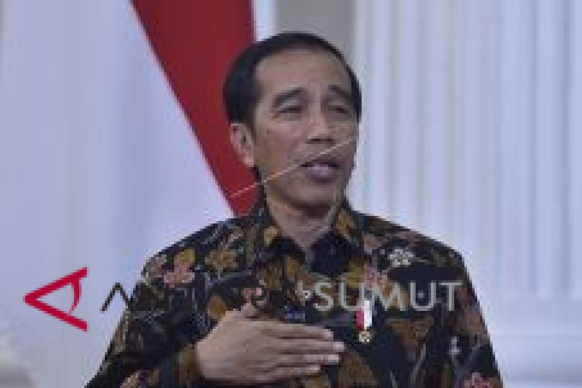 Kedatangan Presiden Jokowi disambut ratusan warga Indonesia