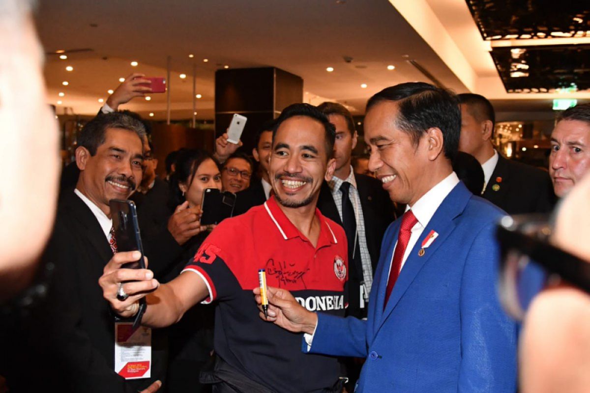 Presiden "ngobrol" dengan pelajar Indonesia di Wellington