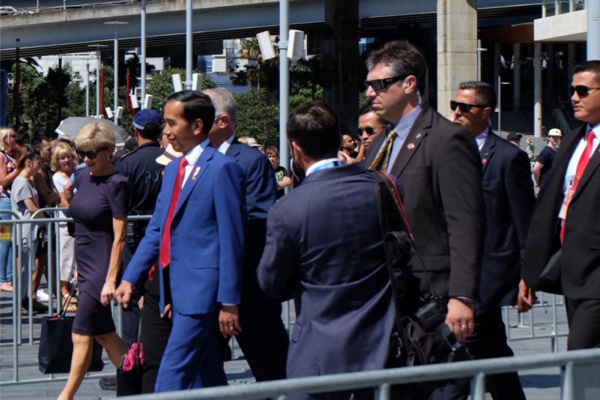 Presiden Jokowi santap siang di Admiralty House Sydney