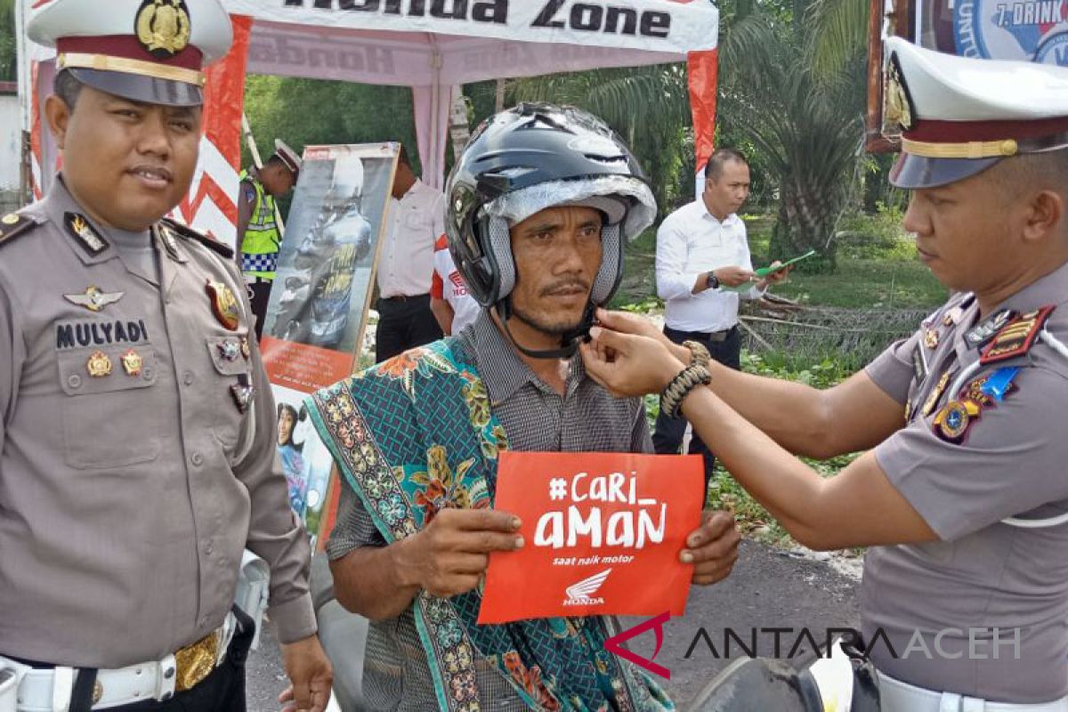 Polantas Singkil kampanyekan 7 fatalitas laka lantas