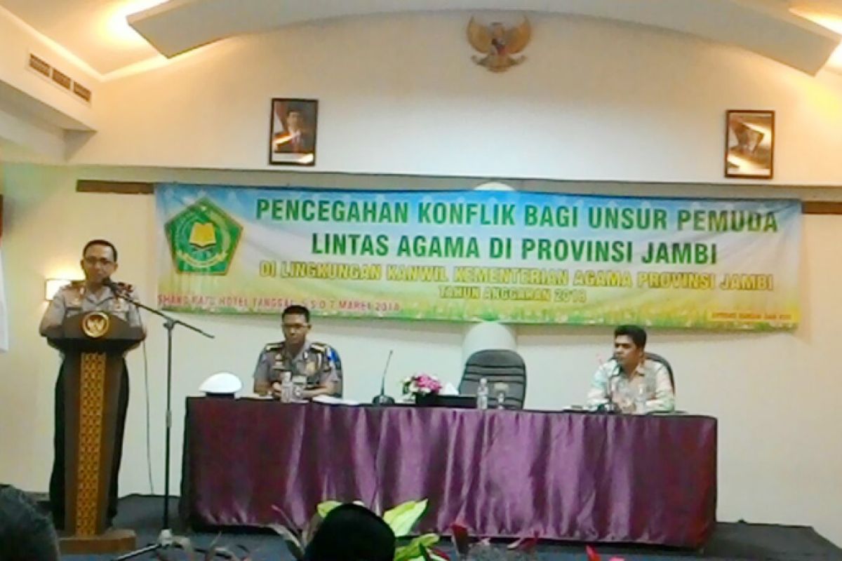 Kapolda Jambi ajak tokoh agama cegah konflik