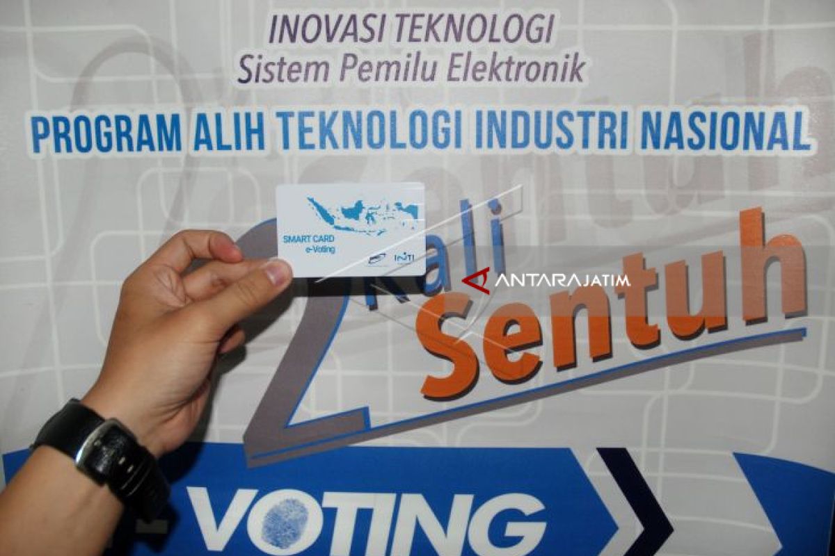 Sidoarjo Pilkades Serentak, Awali Sistem E-Voting