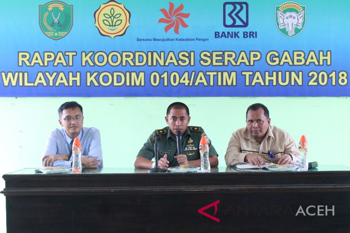 Kodim dukung Bulog maksimalkan serapan gabah