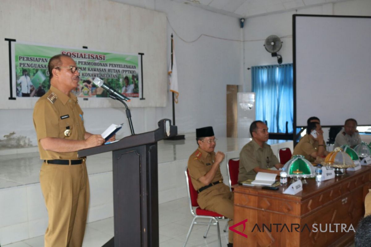 Pemkab Konawe Selatan sosialisasikan pptkh kepada kades-camat