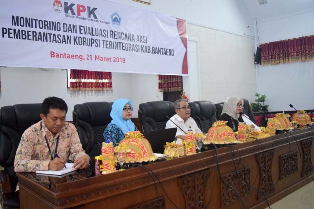 KPK monev program pemberantasan korupsi di Bantaeng