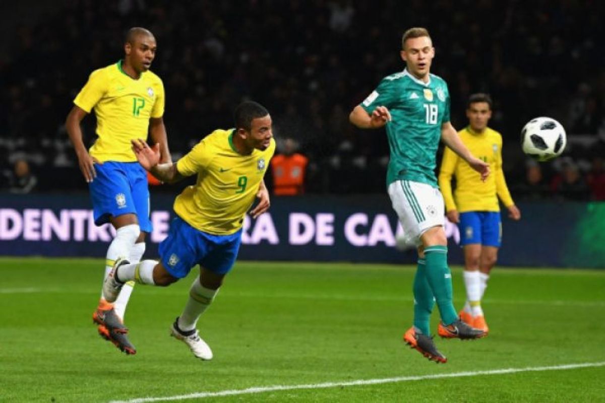 Brasil bungkam Jerman, berkat gol Gabriel Jesus