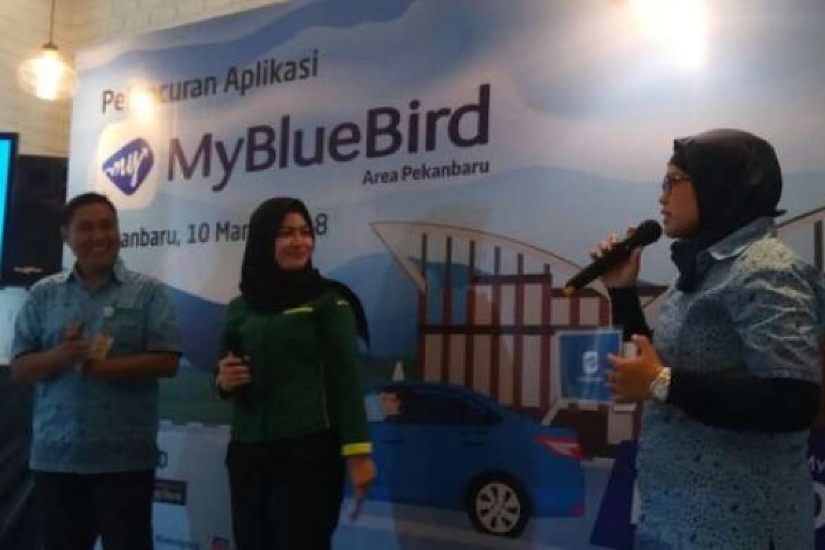 Launching Aplikasi di Pekanbaru, Blue Bird Optimis Bisa Bersaing dengan Keunggulan ini