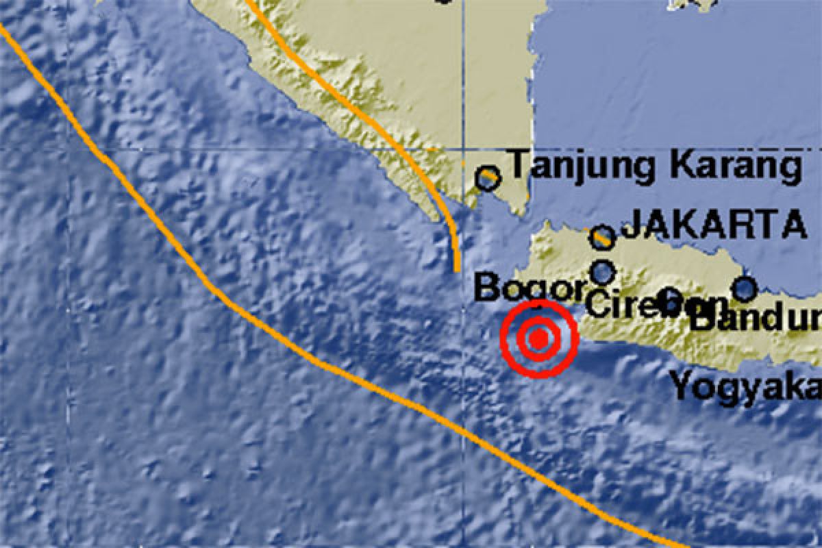 Gempa Lebak tak berpotensi tsunami, pusat gempa 98 km di laut