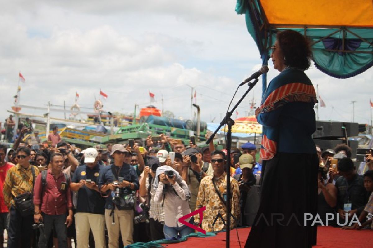 Menteri Susi: laporkan penggunaan cantrang di Papua