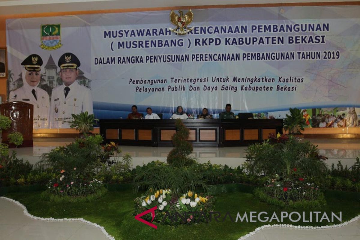 Ada 9.625 usulan  pada Musrembang Kabupaten Bekasi 2019