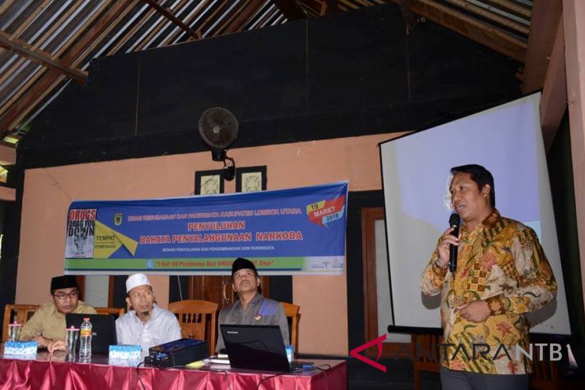 Pemkab Lombok Utara gelar penyuluhan bahaya narkoba