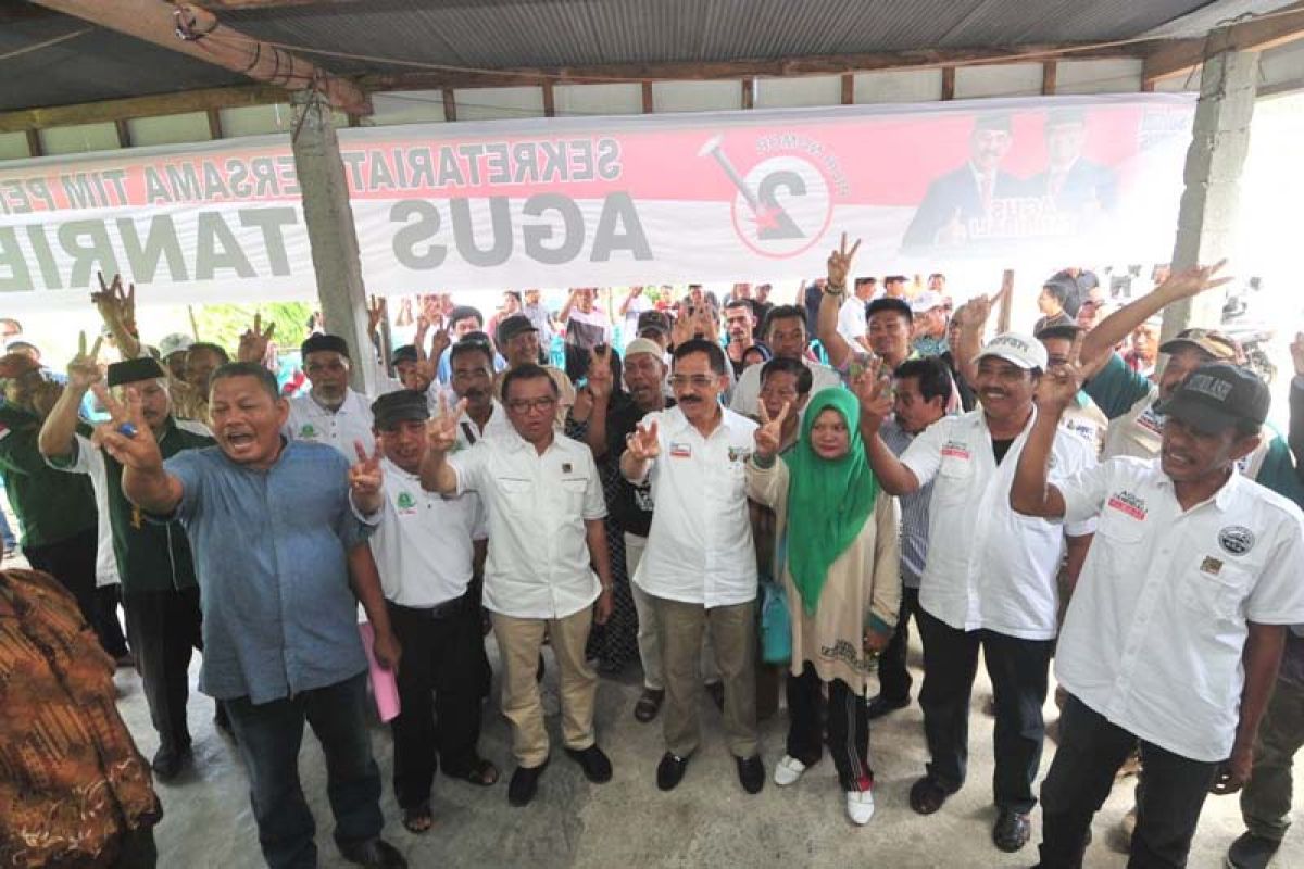 pasangan Agus-TBL sosialisasi sisir dua kabupaten