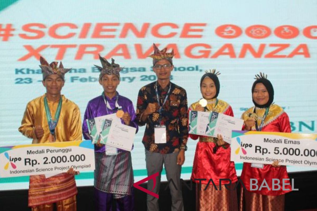 Tim pelajar Bangka Tengah raih medali ISPO