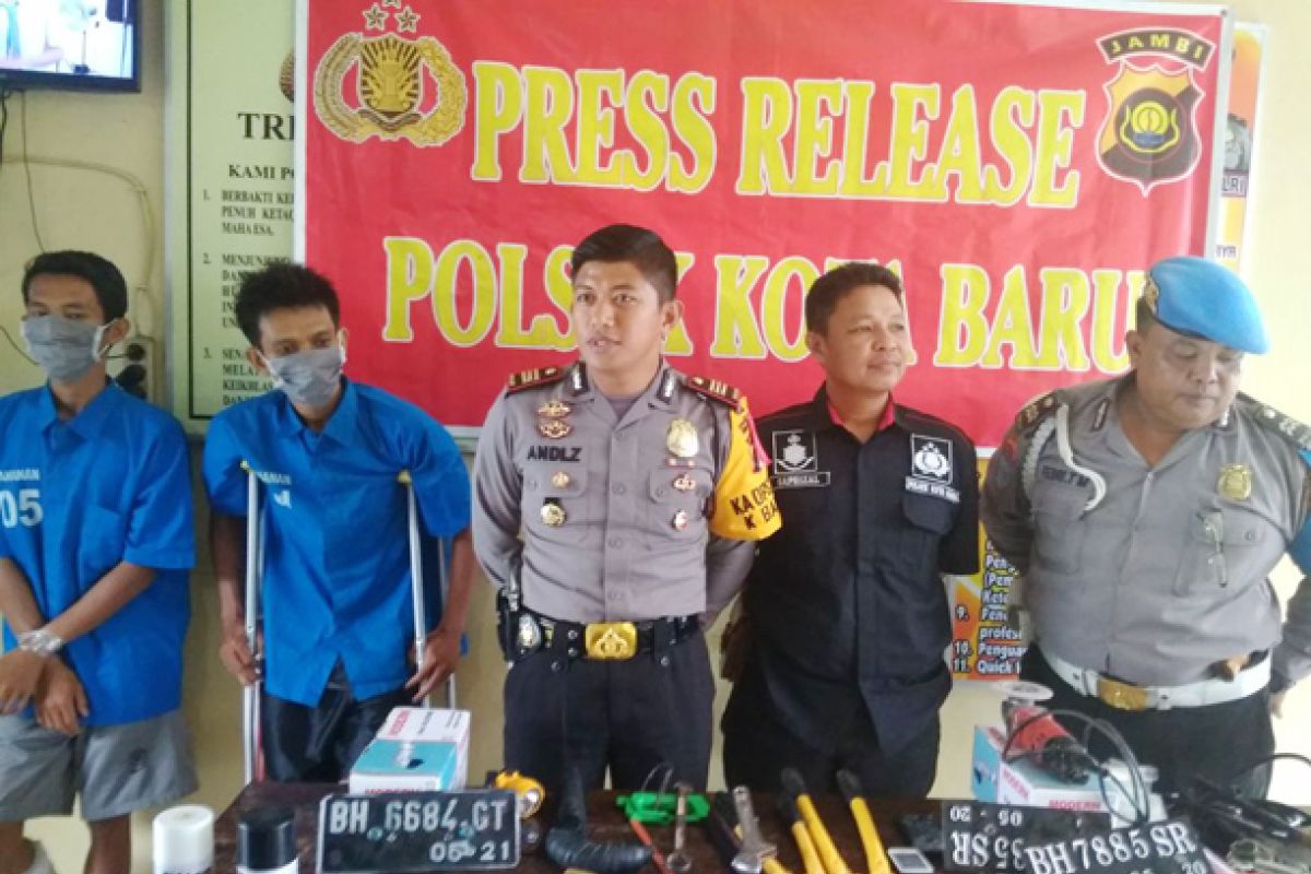 Polisi tangkap pelaku sindikat curanmor gunakan senpi