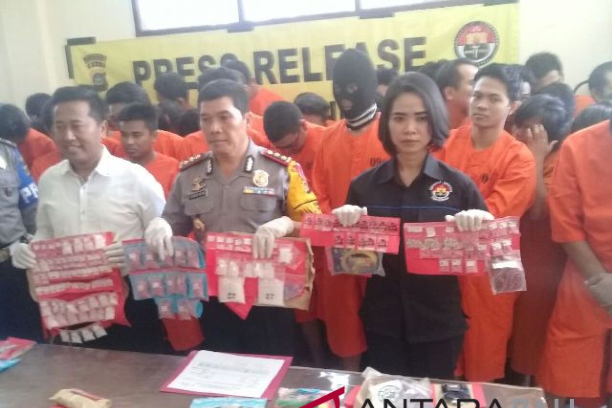 Polda Bali bekuk pengedar narkoba jaringan Jawa-Bali