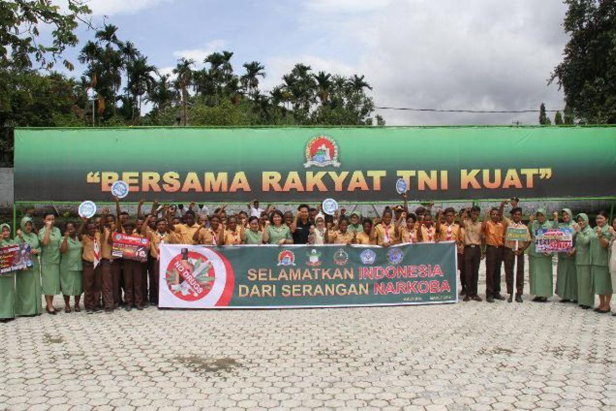 Persit Korem 172/PWY ajak pelajar/mahasiswa perangi narkoba