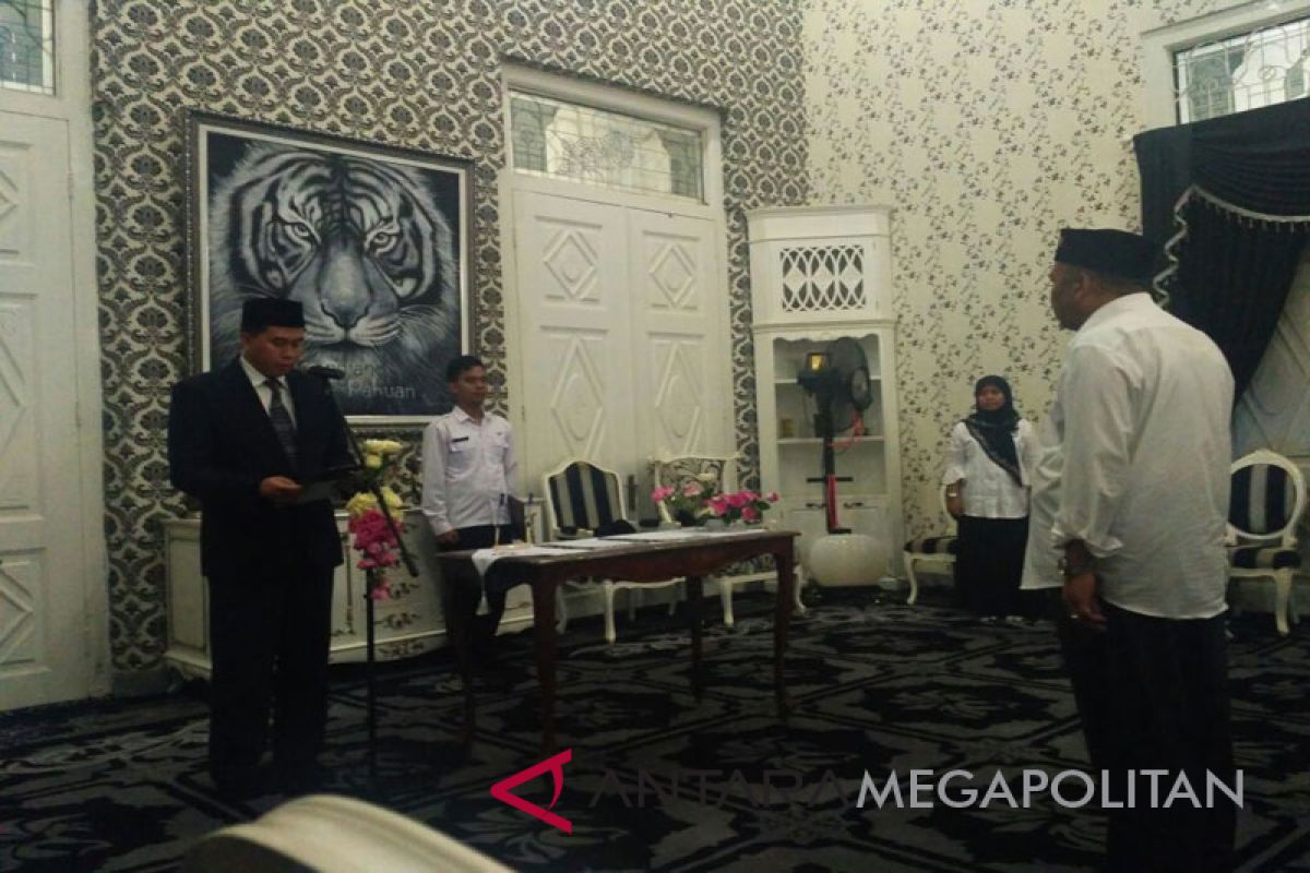 Pjs Bupati Purwakarta langsung melantik sekda baru