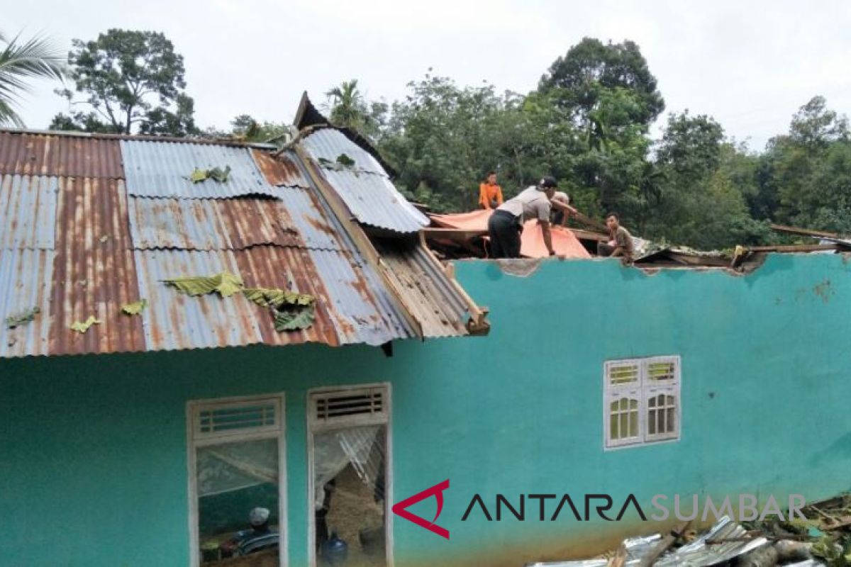 Satu rumah rusak akibat tertimpa pohon, tak ada korban jiwa