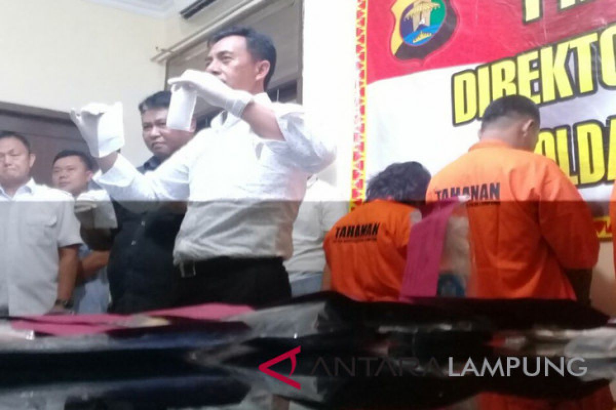 Polda Lampung tangkap suami istri jual narkoba