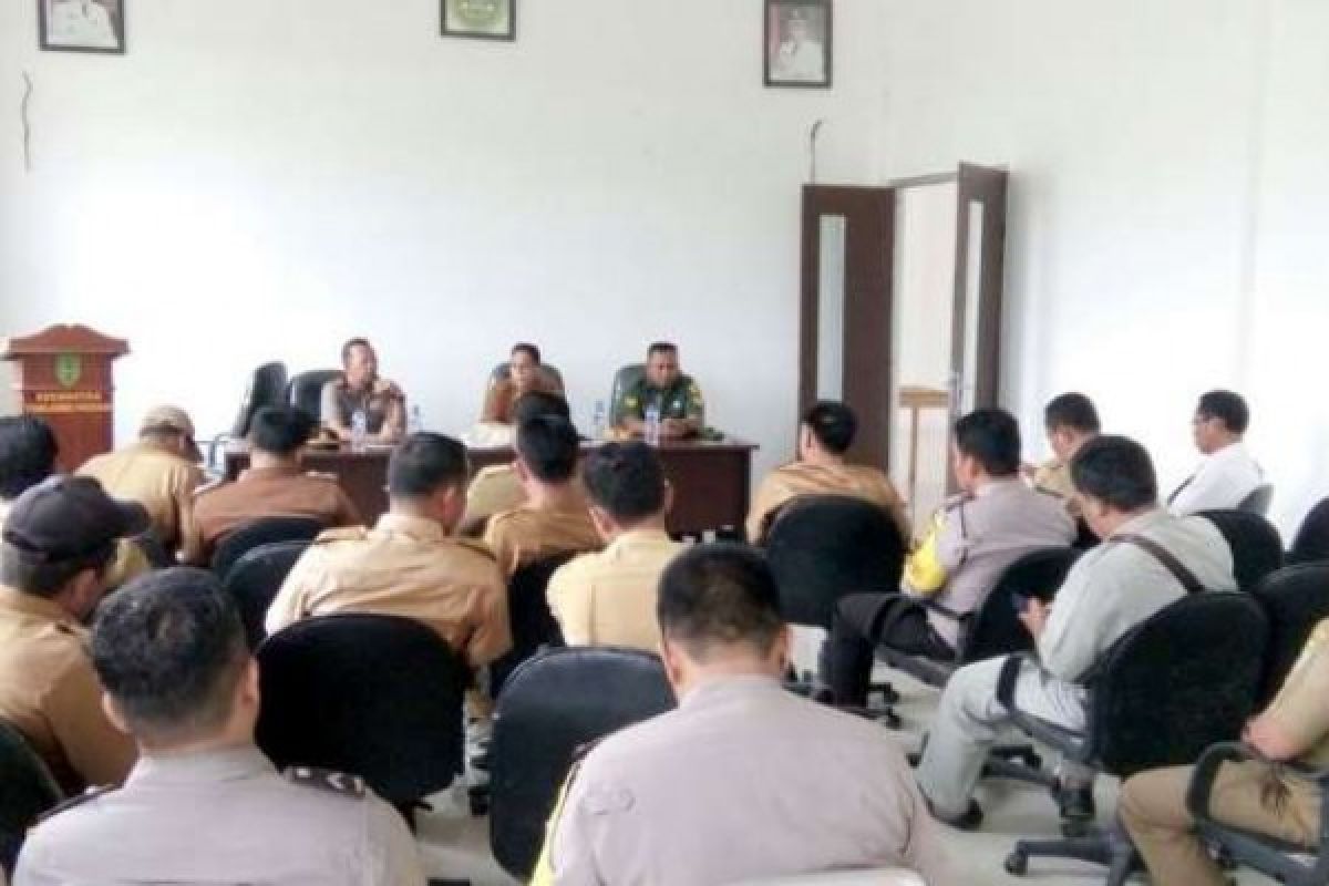 Polsek Pujud Minta Dukungan Kecamatan Sosialisasikan Gerakan Anti Hoax 