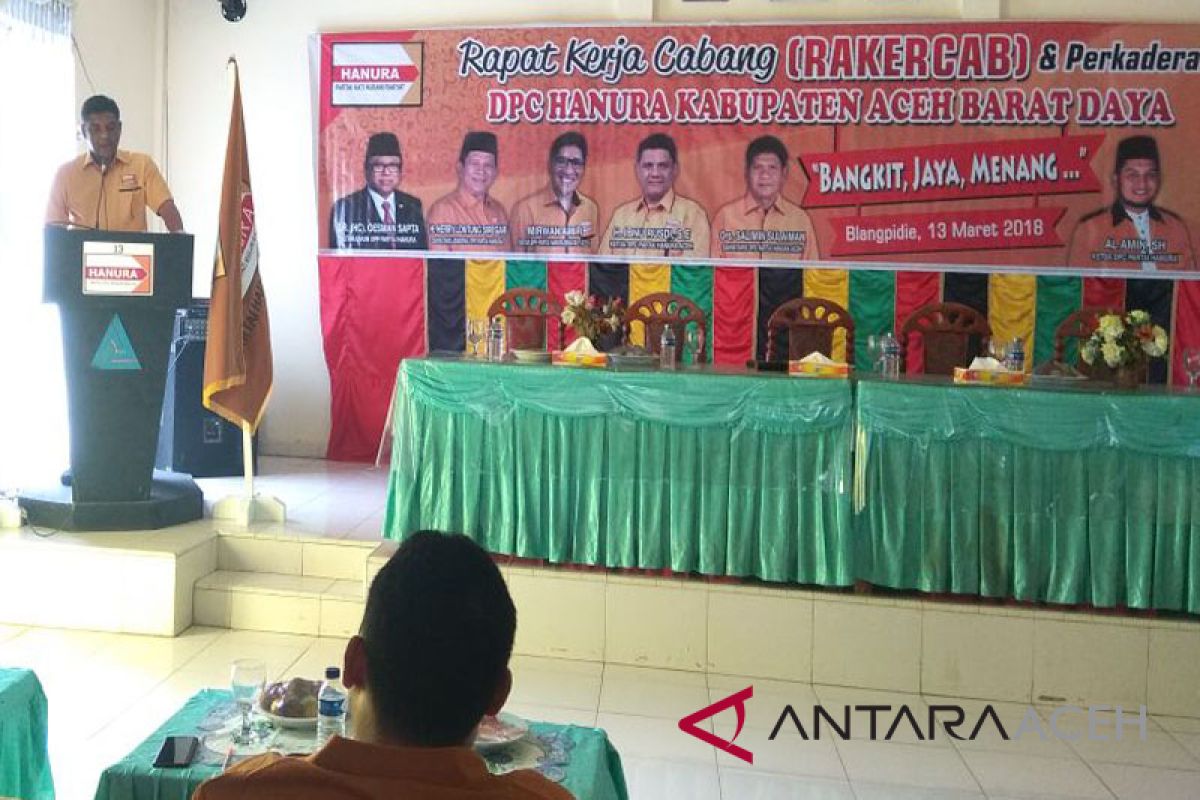 Hanura: Anggota DPR jangan seperti mobil mogok