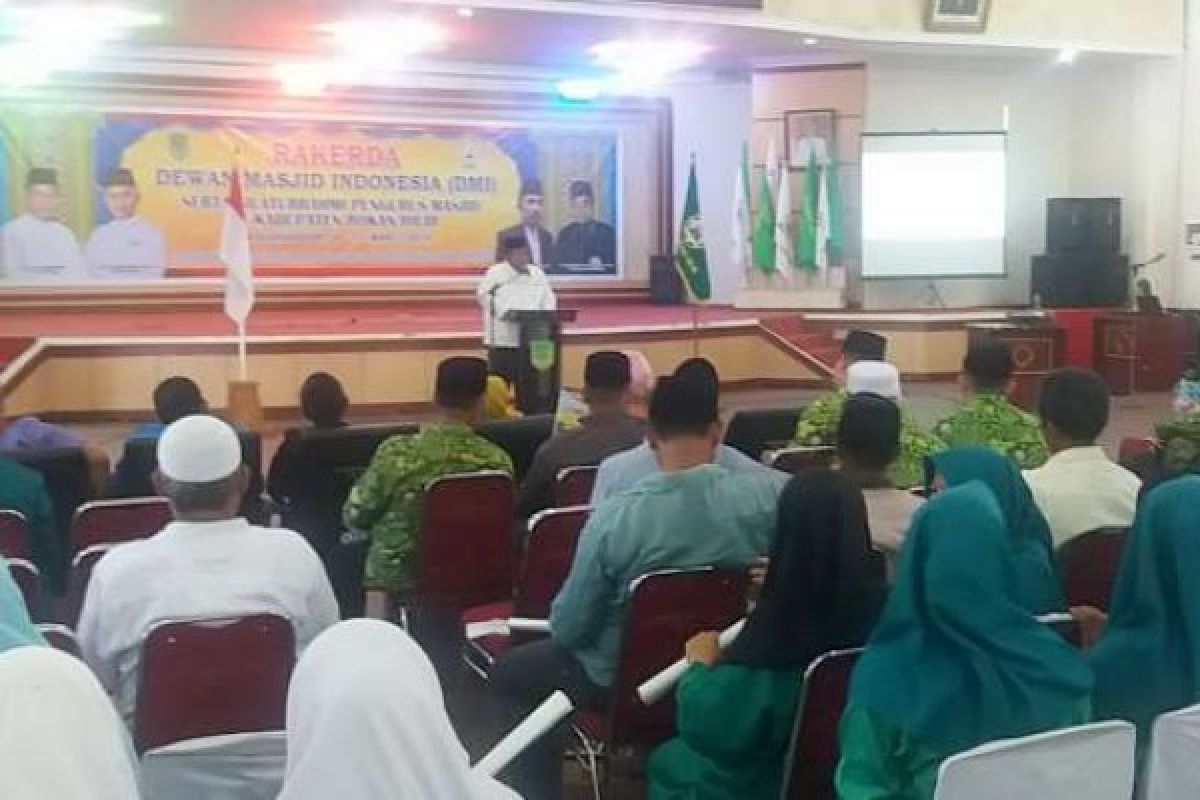 Rakerda Perdana DMI Rohil Usulkan Honor Pengurus Masjid Kecamatan Dari APBD