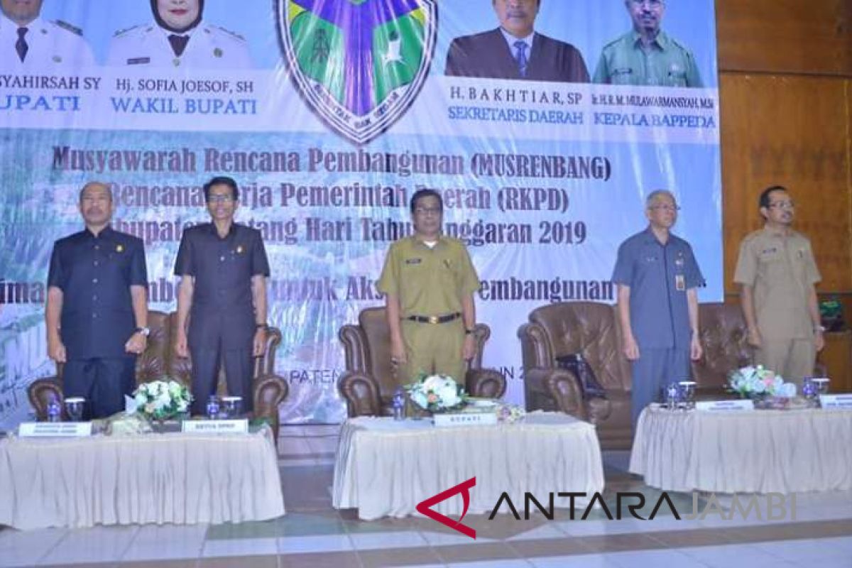 Batanghari gelar Musrenbang RKPD tahun 2019