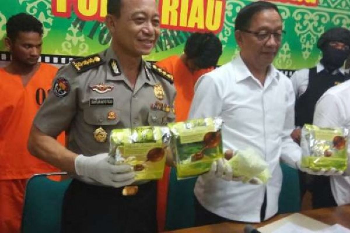 Riau Police Confiscate Drug Worth Rp12.7 Billion on Street