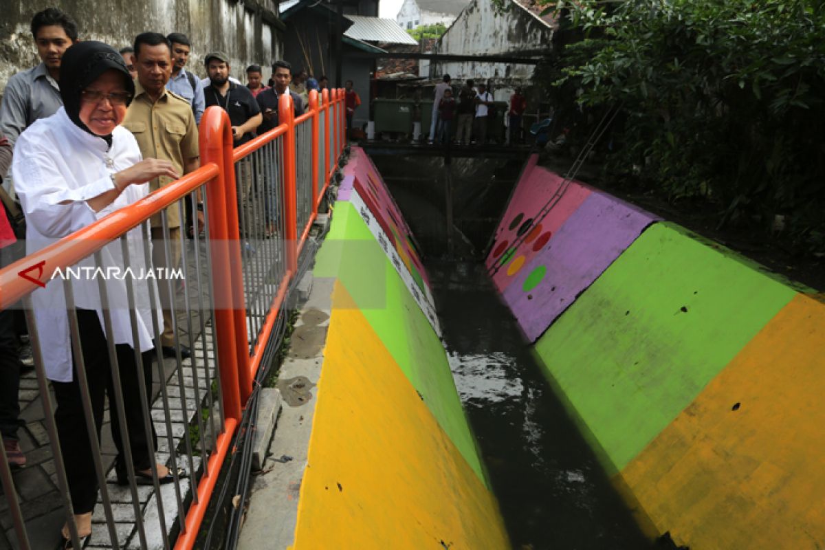 56 Rumah Pompa di Surabaya akan Dicat Warna-Warni
