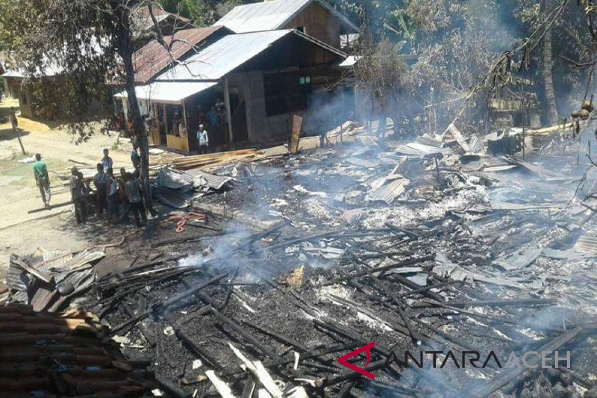 Tiga rumah tebakar di Aceh Tengah