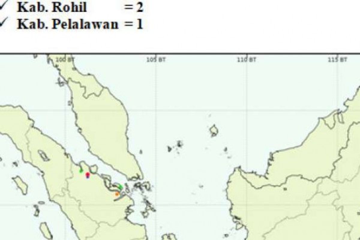 Satellites Detected 7 Hotspots in Riau Today, More Than Yesterday