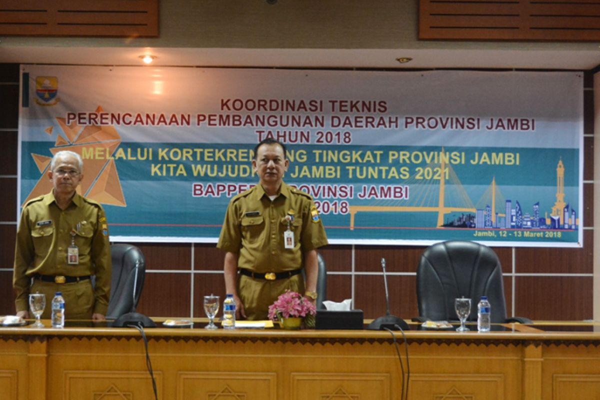 Pemprov Jambi bahas usulan pembangunan kabupaten-kota