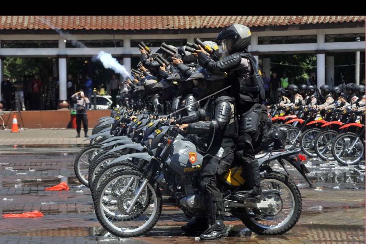 Polda Banten Gelar Simulasi Pengamanan Pilkada Serentak
