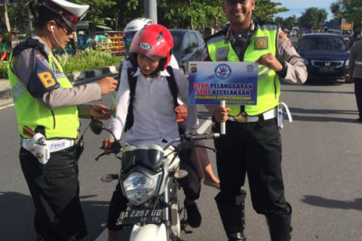 Pelanggaran lalu lintas di Padang meningkat