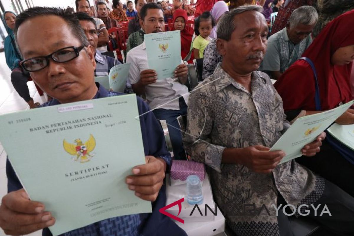 BPN Kulon Progo targetkan 20.200 sertifikat tanah