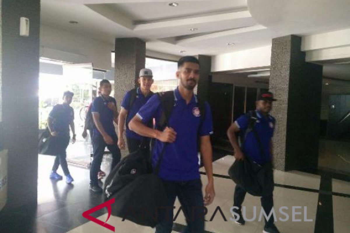 Tim Felcra FC Malaysia tiba di Palembang