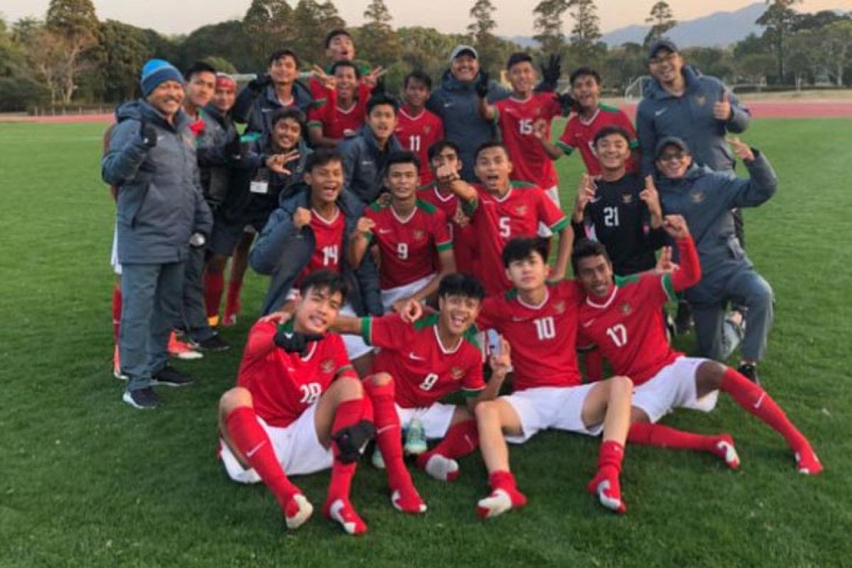 Timnas U-16 Indonesia juara turnamen Jenesys Jepang
